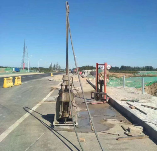勐海公路高聚物注浆加固